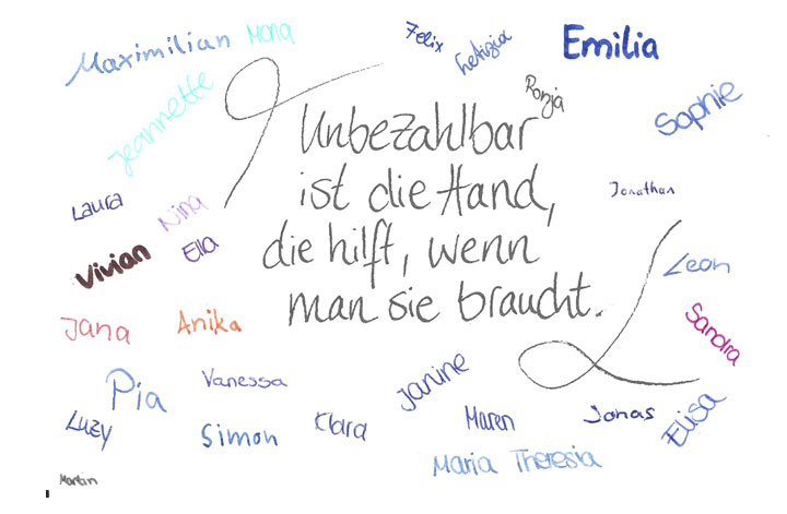 Letzter Weg - Enkel verabschieden sich von Oma