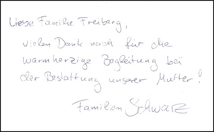 Baumbestattung in Schweinfurt
