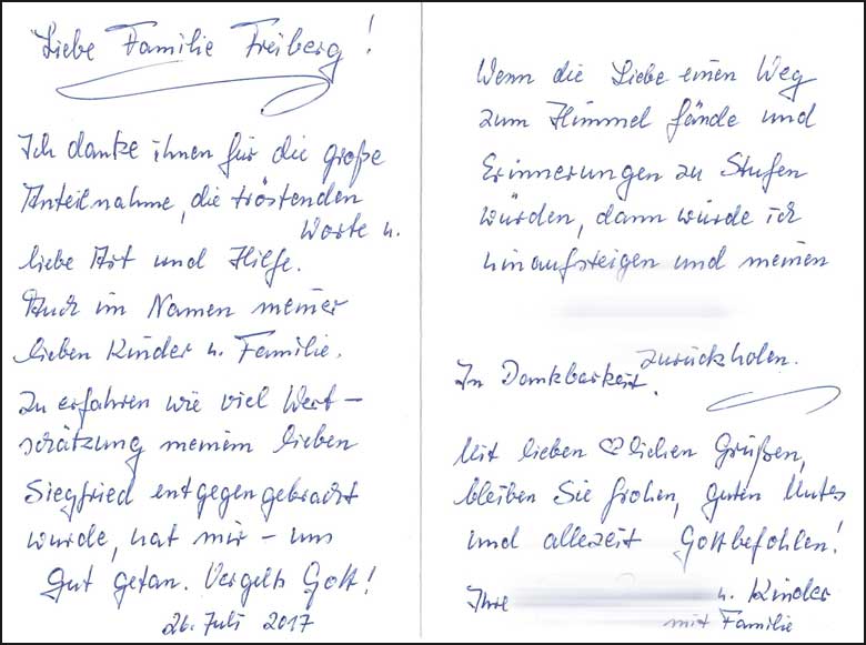 Solzialbestattung in Schweinfurt