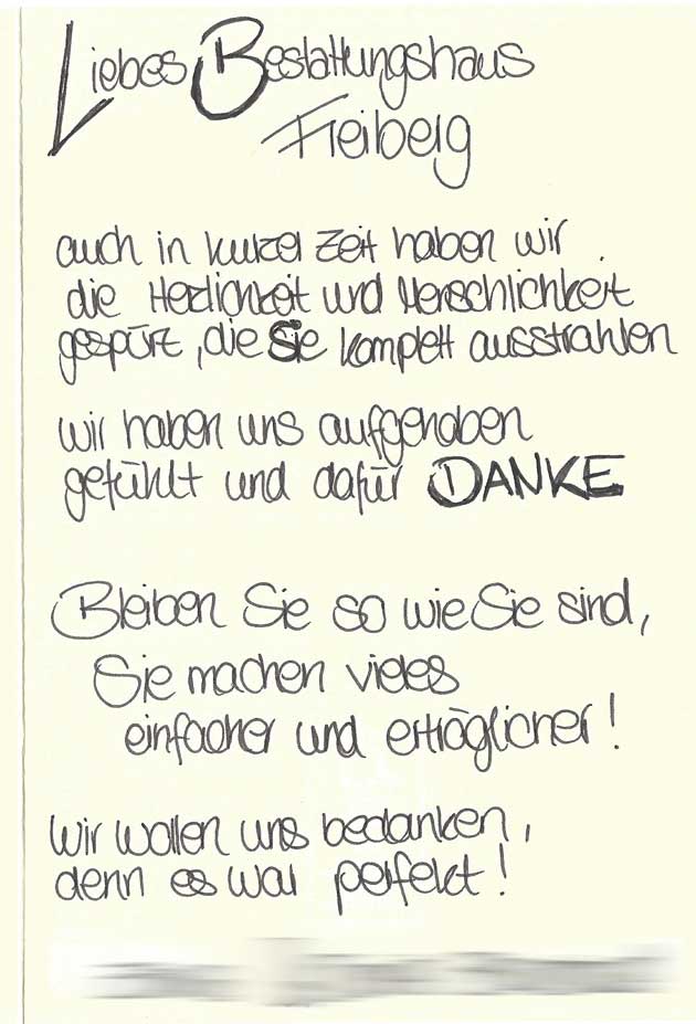 Besondere Bestattung in Schweinfurt