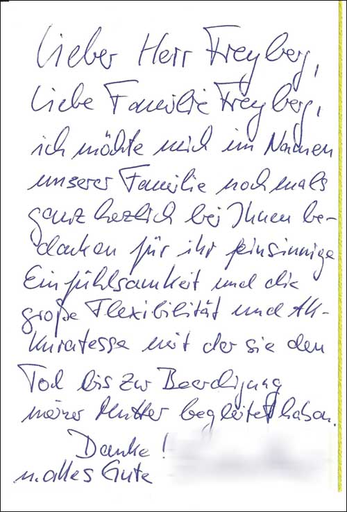 Bestatter in Löffelsterz